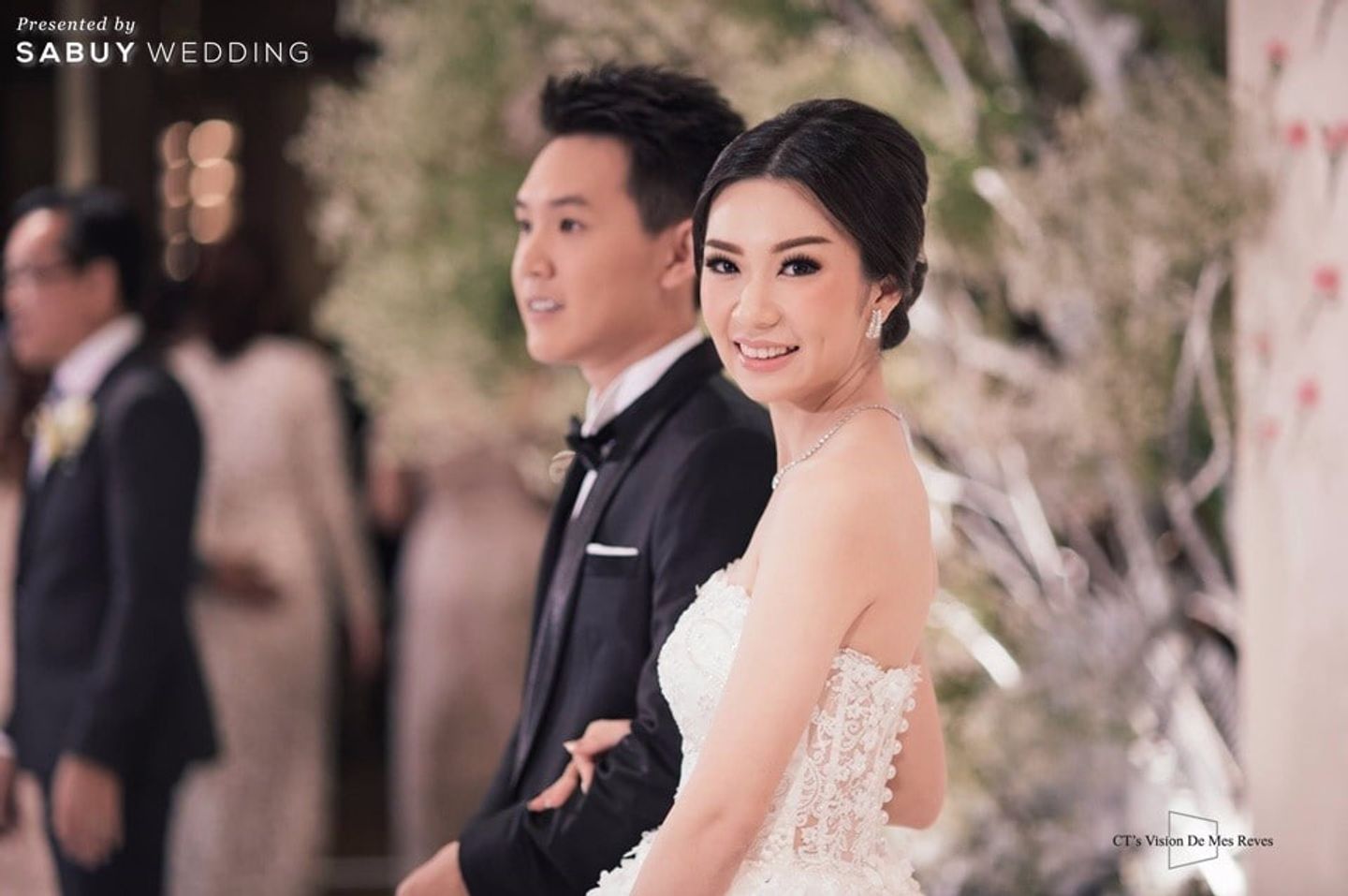 บ่าวสาว,ชุดบ่าวสาว,รูปงานแต่ง รีวิวงานแต่งเปิดประตูสู่โลกเทพนิยาย ในโทนสีท้องฟ้า Vanilla sky @Plaza Athénée Bangkok