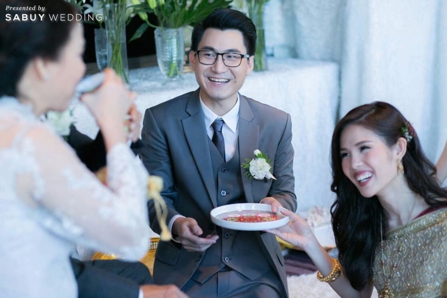 พิธีหมั้น,งานหมั้น,ชุดหมั้น รีวิวงานแต่งเจ้าสาว #ทีมSabuy สามงานจัดง่าย แพลนได้เอง @Bangkok Marriott Sukhumvit