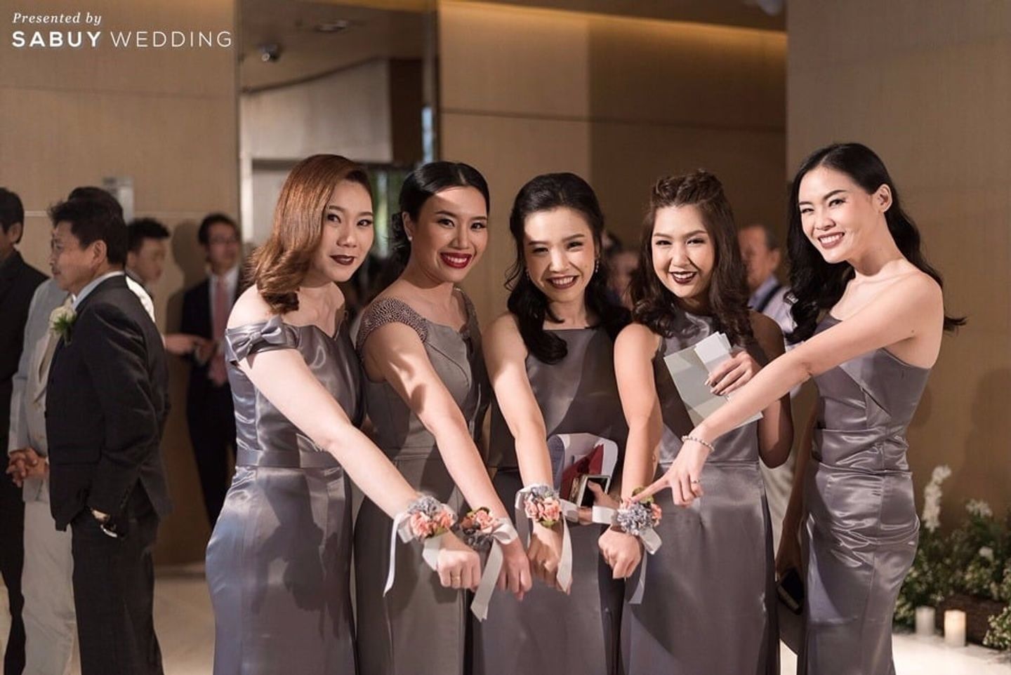 เพื่อนเจ้าสาว,ชุดเพื่อนเจ้าสาว,ธีมงานแต่ง รีวิวงานแต่งเจ้าสาว #ทีมSabuy สามงานจัดง่าย แพลนได้เอง @Bangkok Marriott Sukhumvit