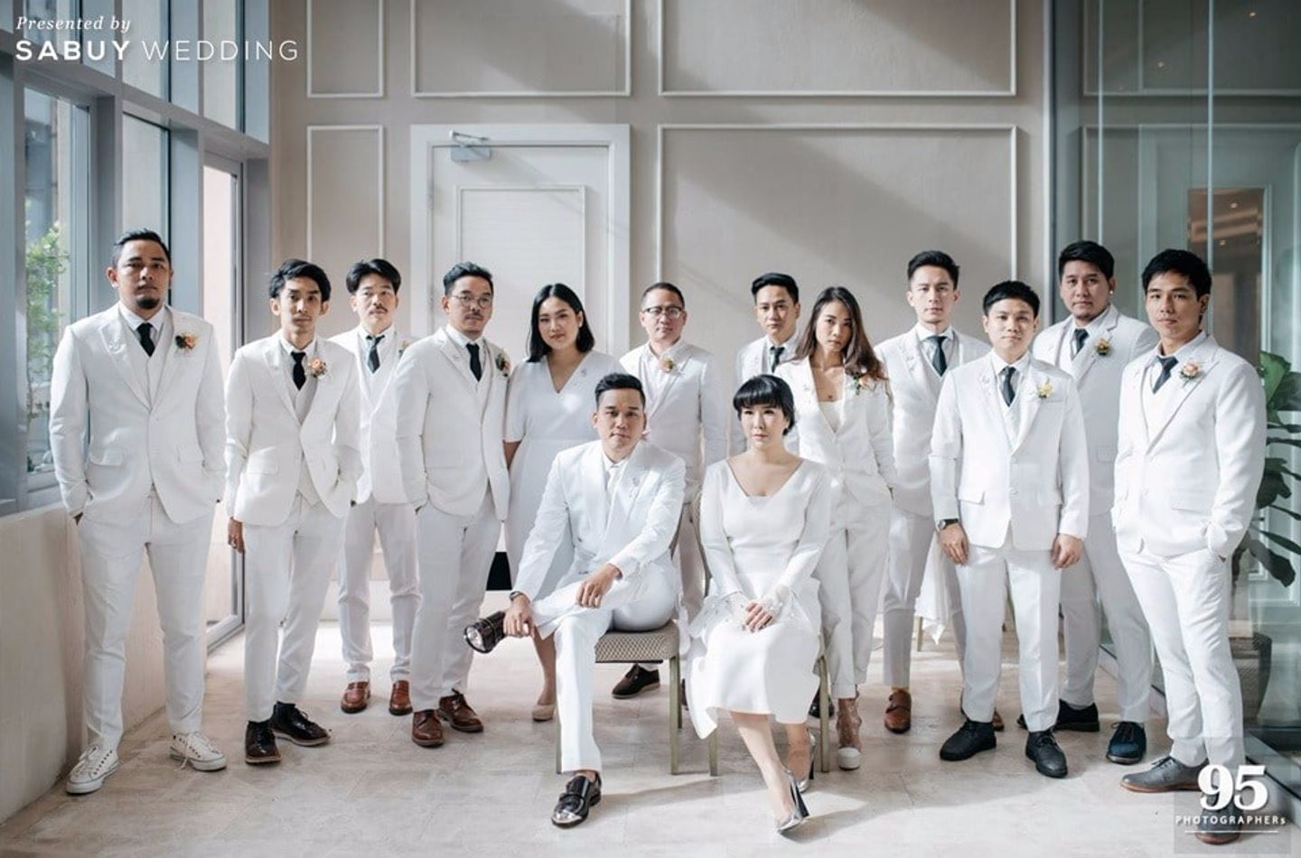 รีวิวงานแต่งสีขาวสุดปัง สวยเรียบแต่มีพลังของคู่รักนักดีไซน์ @Oriental  residence bangkok