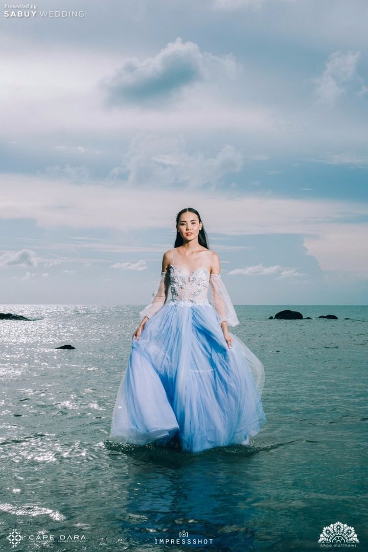เจ้าสาว,ชุดเจ้าสาว,ชุดแต่งงาน รังสรรค์จากใจ ใส่ใจทุกรายละเอียด Beach Wedding Collection สุดพิเศษ จาก Nhoo Mathews Atelier