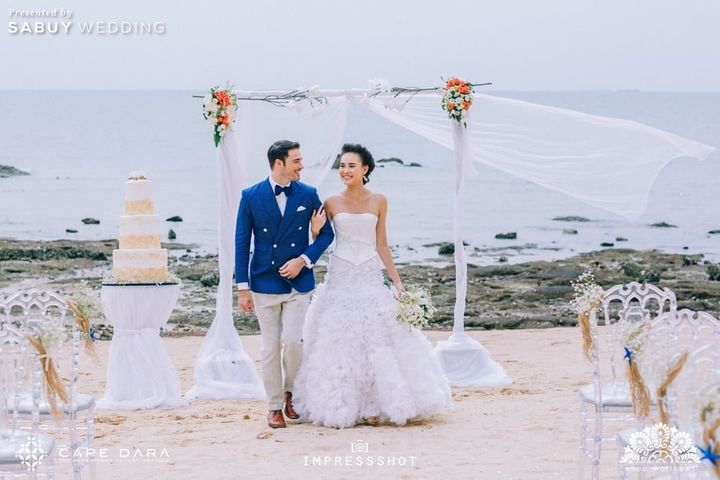 เจ้าสาว,ชุดเจ้าสาว,ชุดแต่งงาน,เจ้าบ่าว รังสรรค์จากใจ ใส่ใจทุกรายละเอียด Beach Wedding Collection สุดพิเศษ จาก Nhoo Mathews Atelier