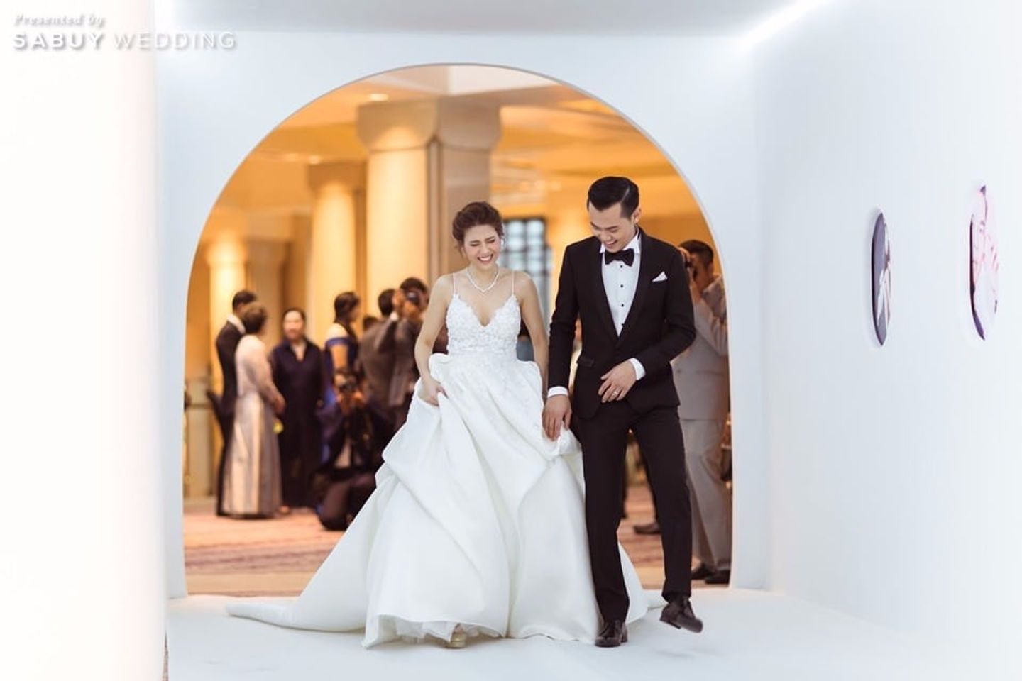 บ่าวสาว,ชุดบ่าวสาว,ชุดเจ้าสาว,ชุดเจ้าบ่าว,รูปงานแต่ง รีวิวงานแต่งสวยเท่ เก๋ในคอนเซ็ปต์ ThunderStorm @Siam Kempinski Hotel Bangkok
