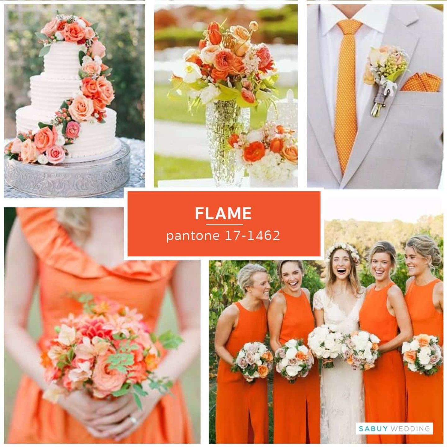 Pantone,Flame,เทรนด์สีแต่งงาน อัพเดทเทรนด์สีปี 2017 ปีนี้มีแต่สีแซ่บๆ