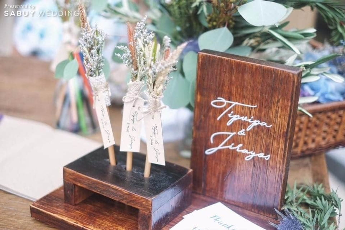 ของชำร่วยงานแต่ง รีวิวงานแต่งอบอุ่นธีม Elegant Garden งานคราฟท์สวยเด่นเล่นกับโครงสร้าง @Greta Farm & Greta Sport Club