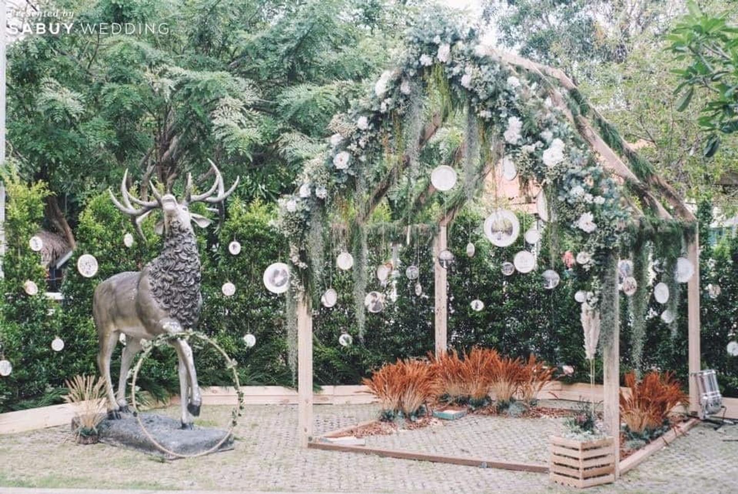 ตกแต่งงานแต่ง,มุมถ่ายรูป,backdrop งานแต่ง,ธีมงานแต่ง รีวิวงานแต่งอบอุ่นธีม Elegant Garden งานคราฟท์สวยเด่นเล่นกับโครงสร้าง @Greta Farm & Greta Sport Club