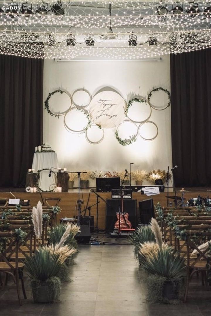 เวทีงานแต่ง,ตกแต่งงานแต่ง,backdrop งานแต่ง รีวิวงานแต่งอบอุ่นธีม Elegant Garden งานคราฟท์สวยเด่นเล่นกับโครงสร้าง @Greta Farm & Greta Sport Club
