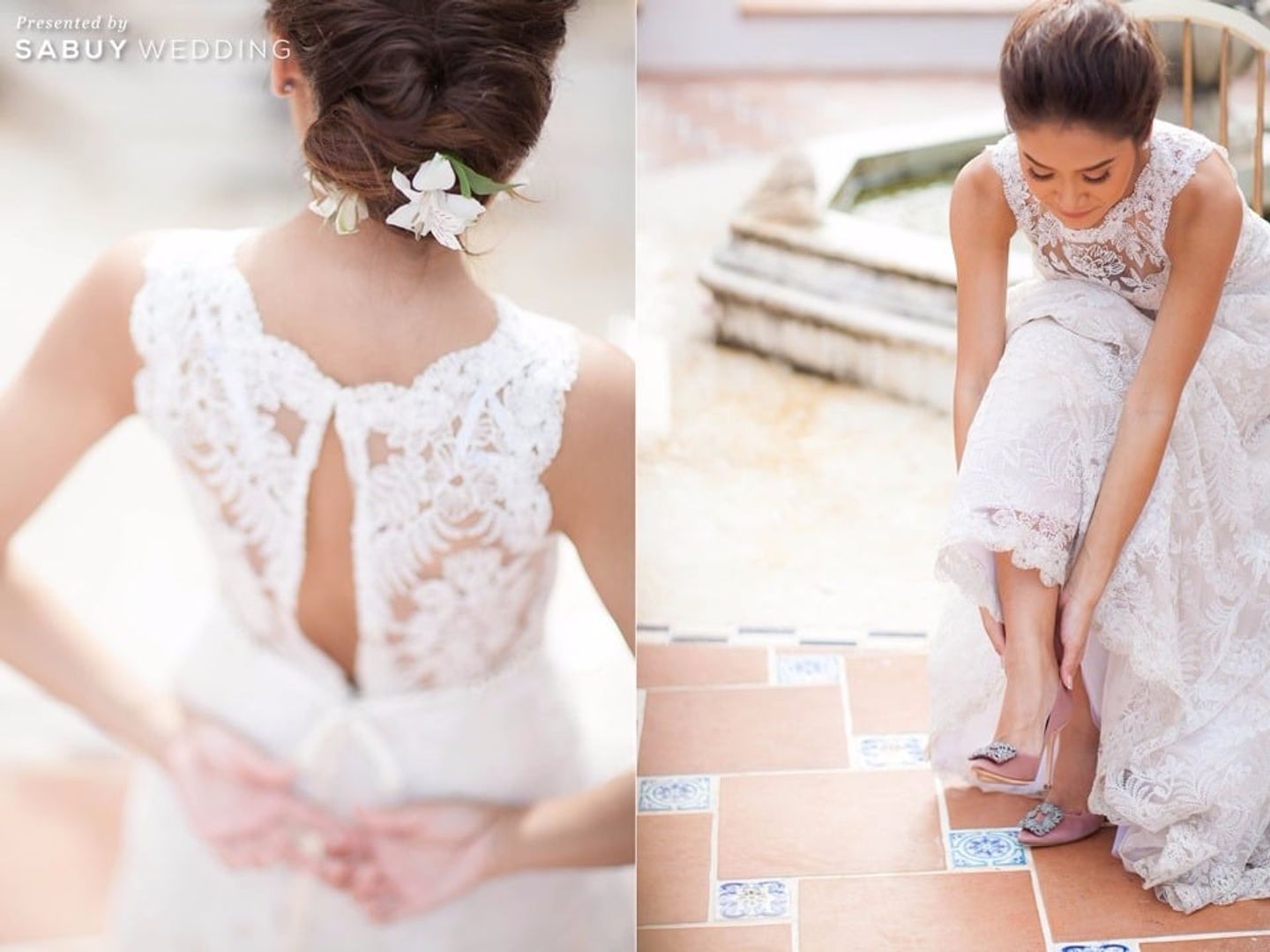 ชุดหมั้น,เจ้าสาว,รองเท้าเจ้าสาว รีวิวงานแต่งเอ้าท์ดอร์สไตล์ฝรั่ง อบอุ่น สุขใจ แขกทุกวัยแฮปปี้ @Mirasierra Khaoyai
