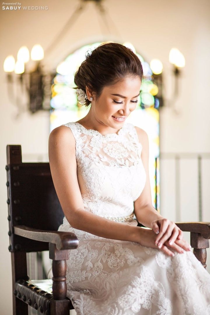 ชุดหมั้น,เจ้าสาว รีวิวงานแต่งเอ้าท์ดอร์สไตล์ฝรั่ง อบอุ่น สุขใจ แขกทุกวัยแฮปปี้ @Mirasierra Khaoyai
