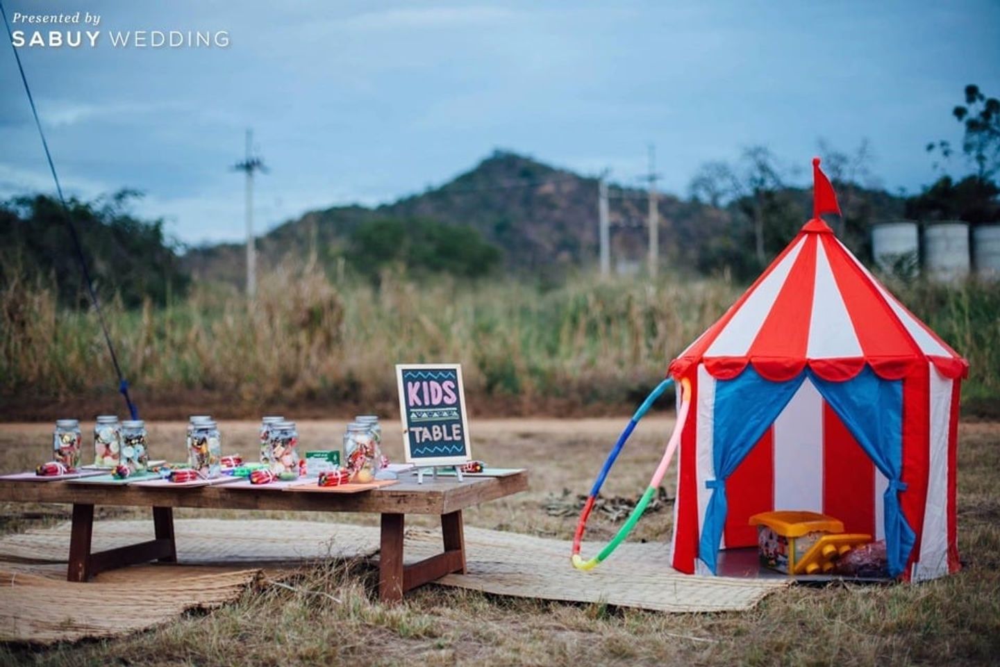 kids-table รีวิวงานแต่งเอ้าท์ดอร์สไตล์ฝรั่ง อบอุ่น สุขใจ แขกทุกวัยแฮปปี้ @Mirasierra Khaoyai