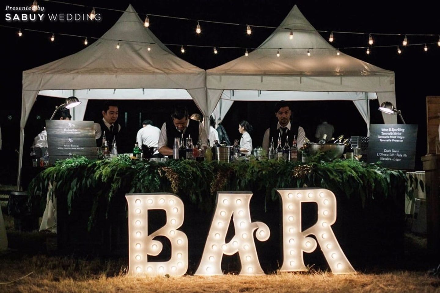 bar,งานแต่งงาน รีวิวงานแต่งเอ้าท์ดอร์สไตล์ฝรั่ง อบอุ่น สุขใจ แขกทุกวัยแฮปปี้ @Mirasierra Khaoyai