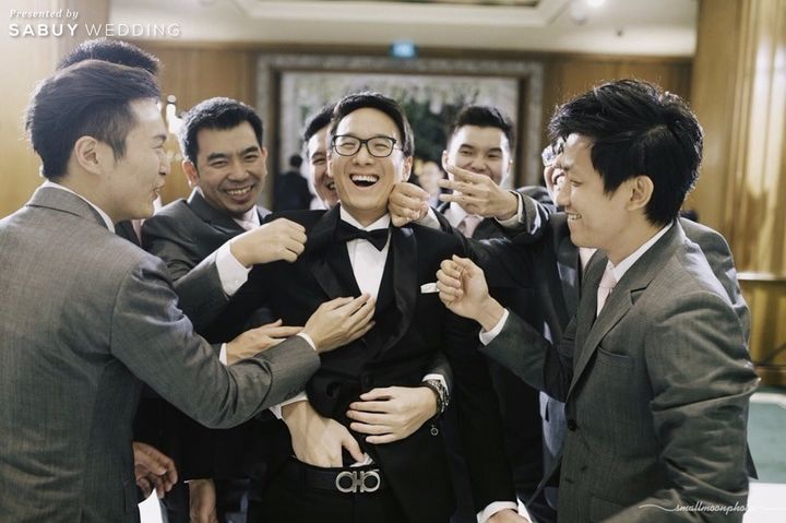 เจ้าบ่าว,เพื่อนเจ้าบ่าว รีวิวงานแต่งสวยคลาสสิกของเจ้าสาวคาราบาวแดง @Grand Hyatt Erawan