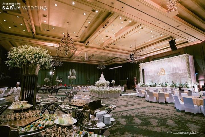สถานที่แต่งงาน,สถานที่จัดงานแต่งงาน,โรงแรม,ค็อกเทล,ตกแต่งงานแต่ง,จัดดอกไม้งานแต่ง,backdrop งานแต่ง,เวทีงานแต่ง,โต๊ะจีน รีวิวงานแต่งสวยคลาสสิกของเจ้าสาวคาราบาวแดง @Grand Hyatt Erawan