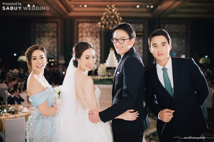 บ่าวสาว,ชุดบ่าวสาว,เพื่อนเจ้าสาว,ดารา รีวิวงานแต่งสวยคลาสสิกของเจ้าสาวคาราบาวแดง @Grand Hyatt Erawan
