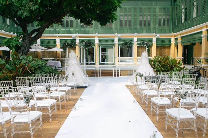 สถานที่แต่งงาน,สถานที่จัดงานแต่งงาน,เก้าอี้,ชุดเจ้าสาว ย้อนยุคสุดคลาสสิก 3 สถานที่แต่งงานสวยร่วมสมัยแบบไทยโคโลเนียล