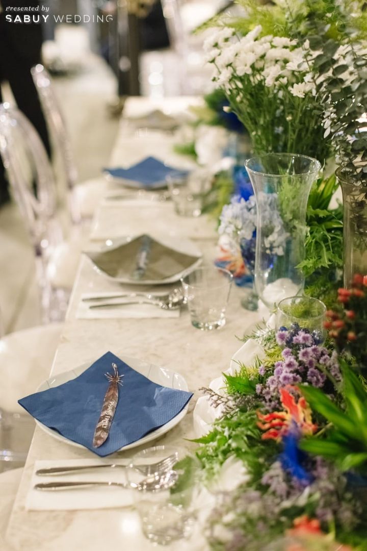 long-table,ตกแต่งงานแต่ง รีวิวงานแต่งโรแมนติกแฟนตาซี ที่ได้แรงบันดาลใจจาก Harry Potter! @Vivarium by Chef Ministry
