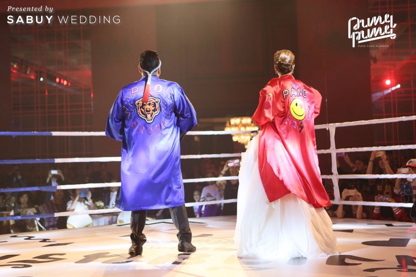 บ่าวสาว,ธีมงานแต่ง รีวิวงานแต่งสุดเปรี้ยวของสาย Fighter ลั่นระฆังขึ้นสังเวียนรัก พร้อมสู้เพื่อเธอ @Centara Grand Ladprao