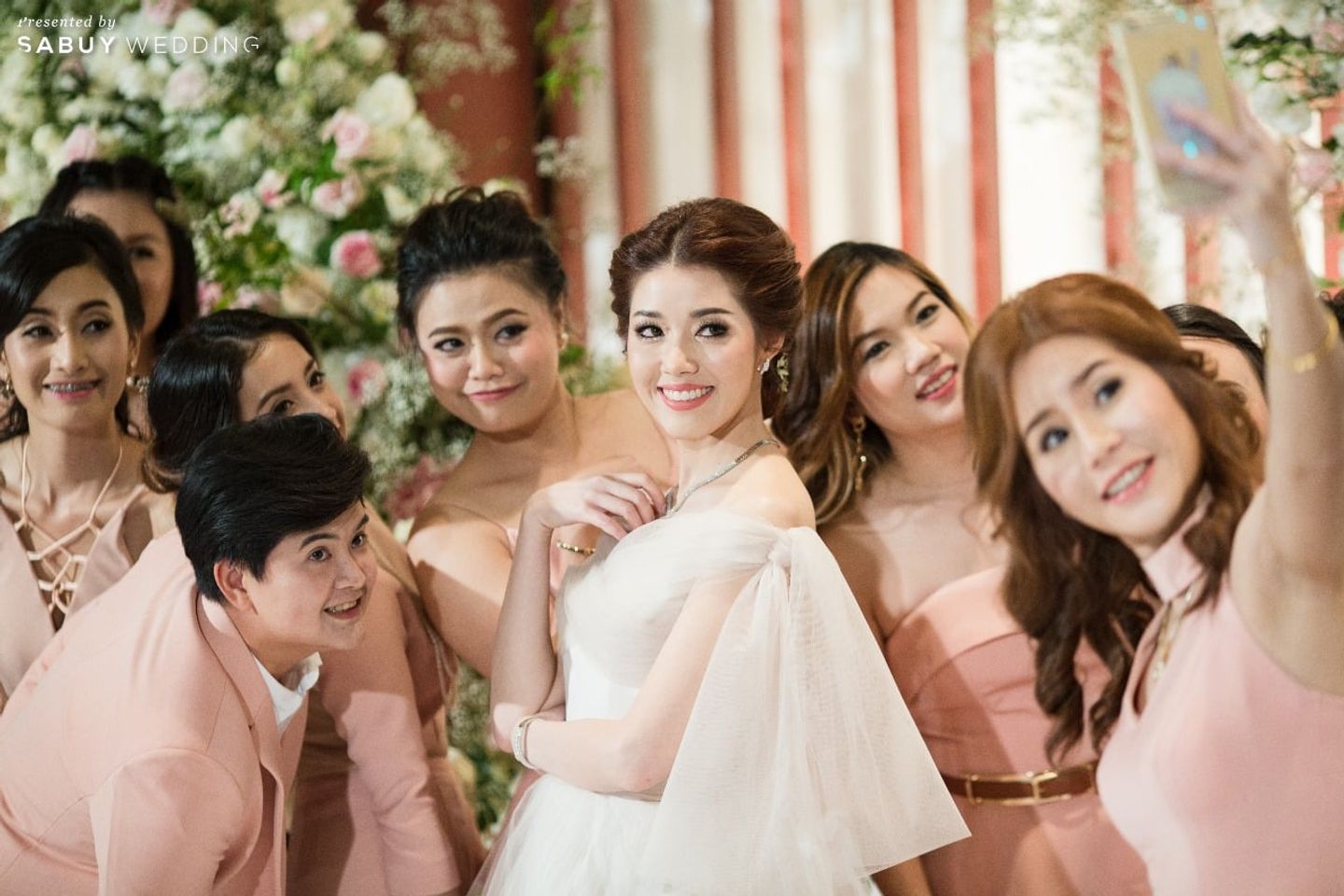 เจ้าสาว,เพื่อนเจ้าสาว,ธีมงานแต่ง รีวิวงานแต่งธีม Pink Gold สวยเริ่ด เกิดทุกมิติ @Grand Hyatt Erawan