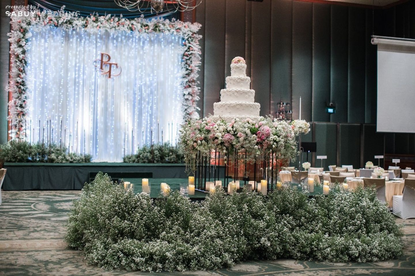 backdrop งานแต่ง,เวทีงานแต่ง,จัดดอกไม้งานแต่ง,ตกแต่งงานแต่ง,เค้กงานแต่ง,โต๊ะจีน,สถานที่แต่งงาน,สถานที่จัดงานแต่งงาน รีวิวงานแต่งธีม Pink Gold สวยเริ่ด เกิดทุกมิติ @Grand Hyatt Erawan