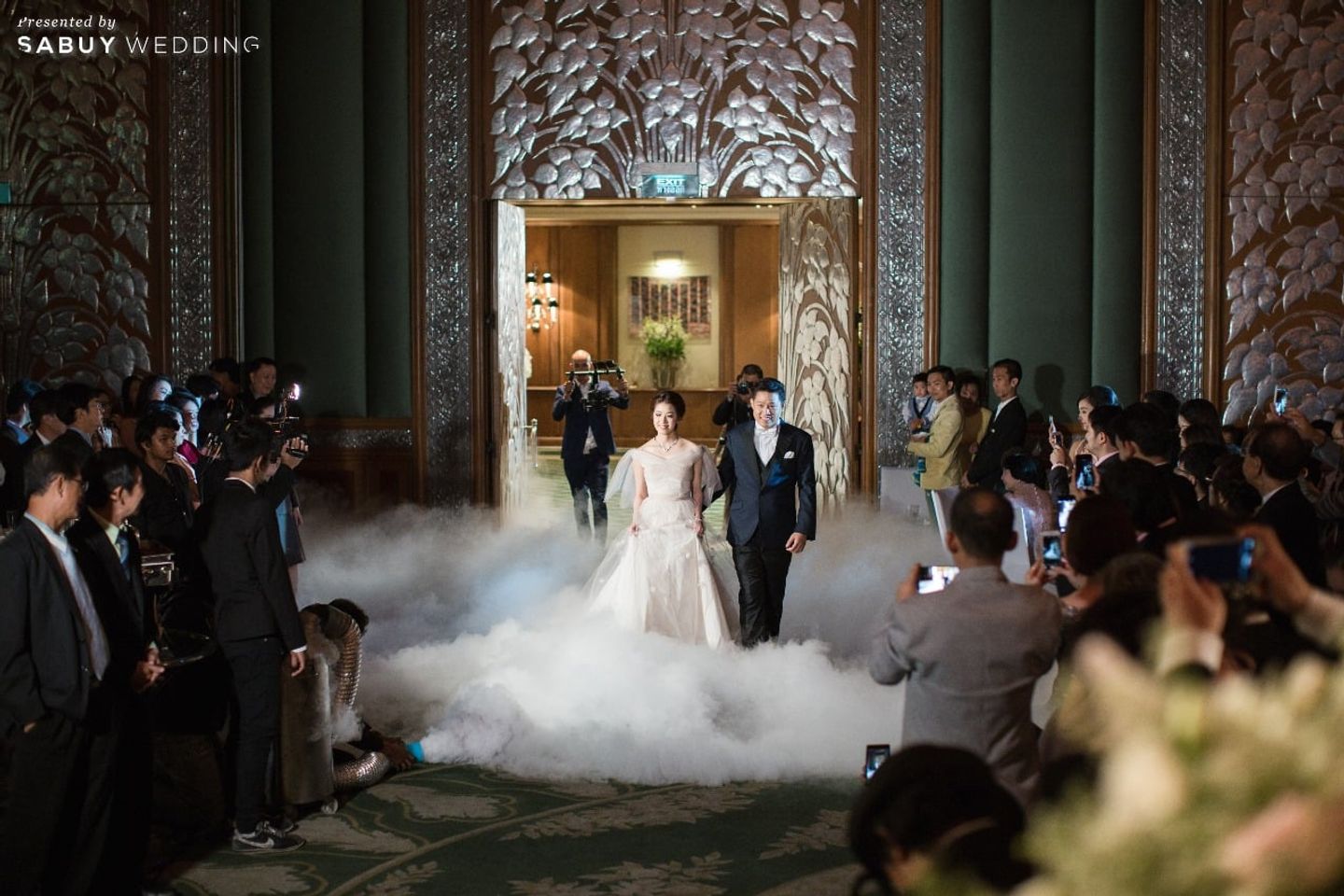 พิธีแต่งงาน,บ่าวสาว,ชุดบ่าวสาว,งานแต่งงาน รีวิวงานแต่งธีม Pink Gold สวยเริ่ด เกิดทุกมิติ @Grand Hyatt Erawan