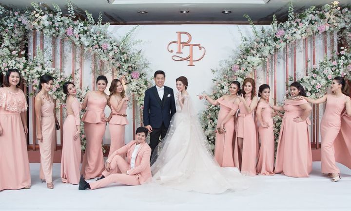 รีวิวงานแต่งธีม Pink Gold สวยเริ่ด เกิดทุกมิติ @Grand Hyatt Erawan