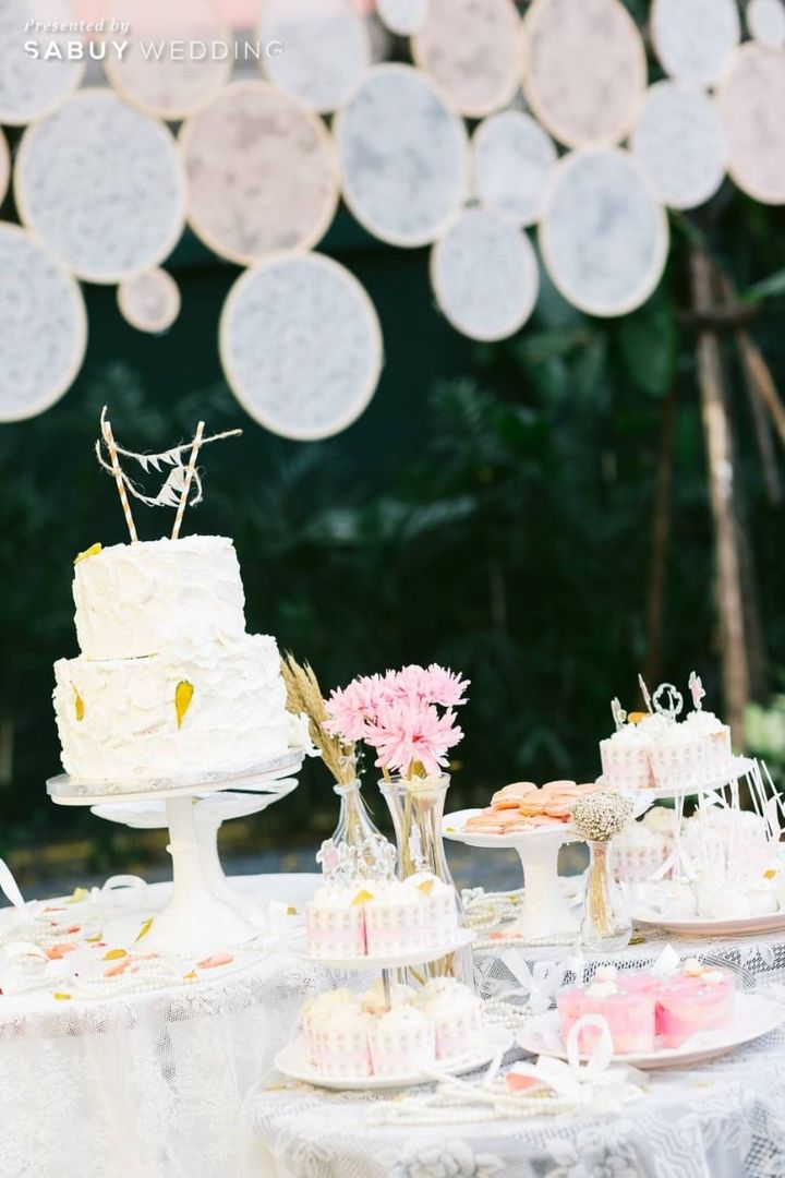 เค้กงานแต่ง Serendipity Wedding House ตัวจริงเรื่องจัดงานแต่งงานเล็กให้น่ารัก