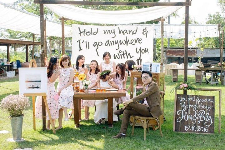 เจ้าบ่าว,เจ้าสาว,เพื่อนเจ้าสาว,backdropงานแต่ง,แบคดรอป Serendipity Wedding House ตัวจริงเรื่องจัดงานแต่งงานเล็กให้น่ารัก