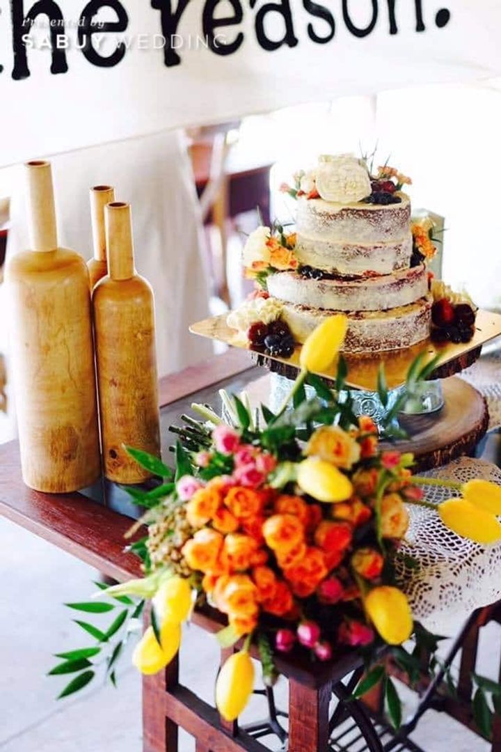 เค้กงานแต่ง Serendipity Wedding House ตัวจริงเรื่องจัดงานแต่งงานเล็กให้น่ารัก