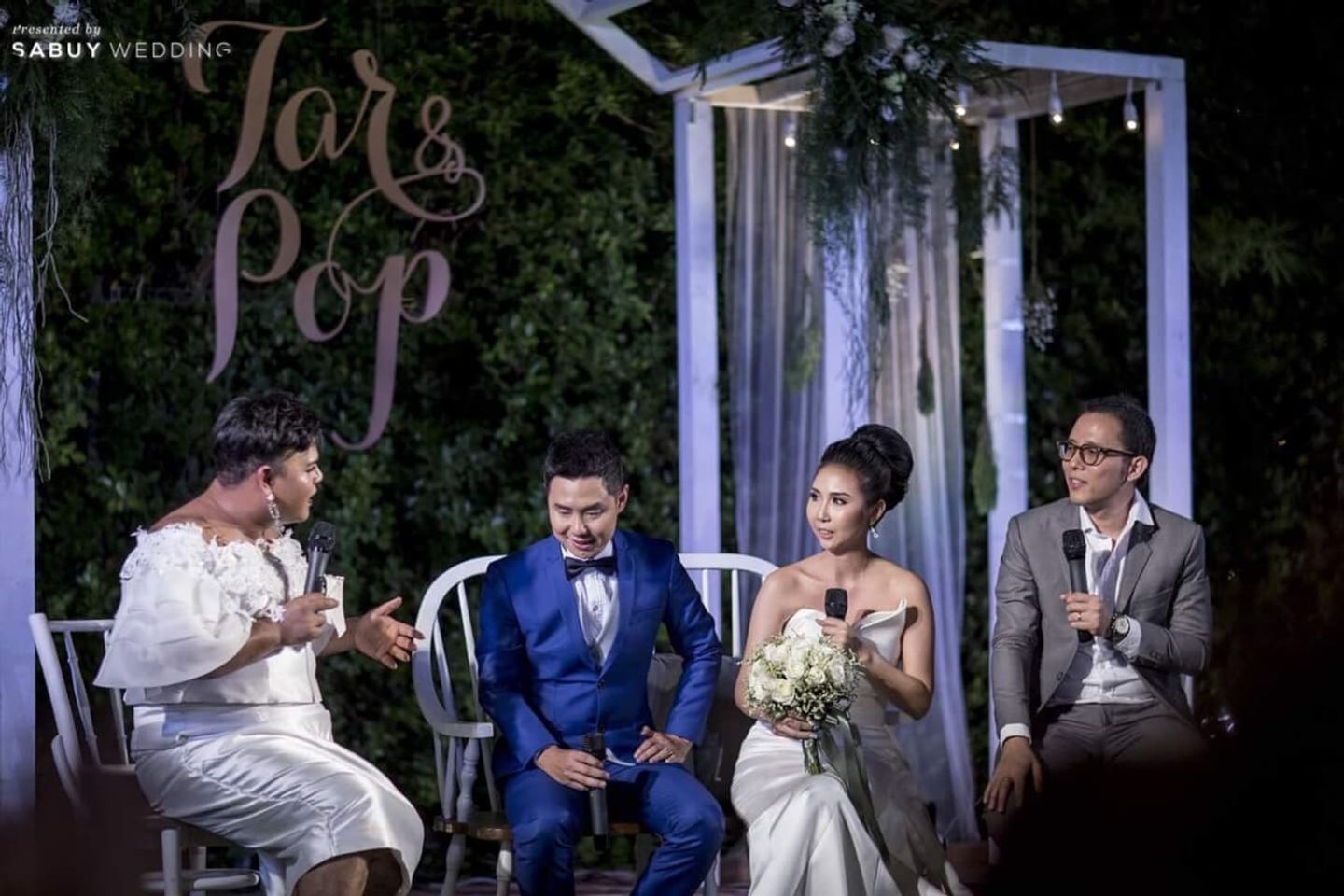 พิธีกรงานแต่ง,บ่าวสาว,ชุดบ่าวสาว,รูปงานแต่ง,สัมภาษณ์บ่าวสาว รีวิวงานแต่งในสวน สร้างความแปลกใหม่จากไลฟ์สไตล์สุดสนุก @Buddy Oriental Riverside