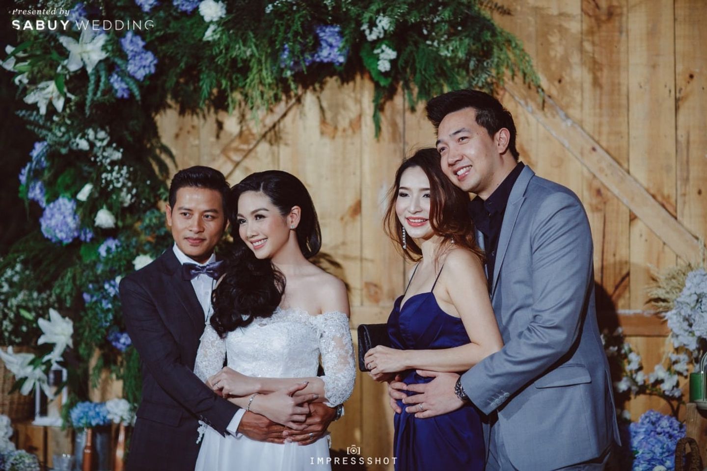 บ่าวสาว,ชุดบ่าวสาว,เพื่อนเจ้าสาว,รูปงานแต่ง,ตกแต่งงานแต่ง,backdrop งานแต่ง รีวิวงานแต่งรัสติกสีฟ้า พร้อม After-party ในสวน @Bangkok Garden Studio
