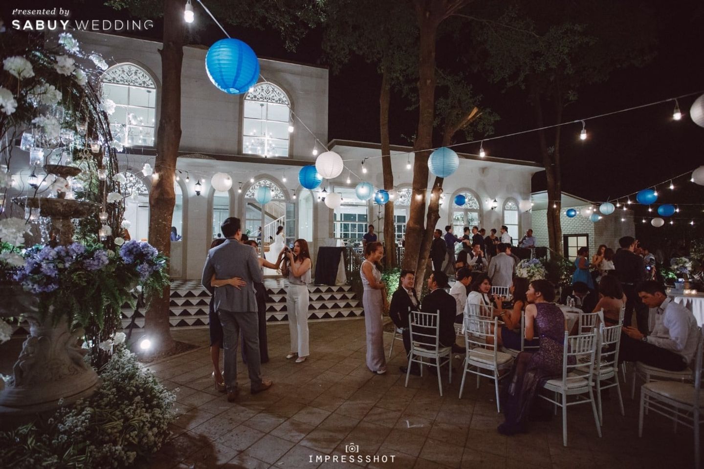 สถานที่แต่งงาน,สถานที่จัดงานแต่งงาน,งานแต่งในสวน,ตกแต่งงานแต่ง รีวิวงานแต่งรัสติกสีฟ้า พร้อม After-party ในสวน @Bangkok Garden Studio