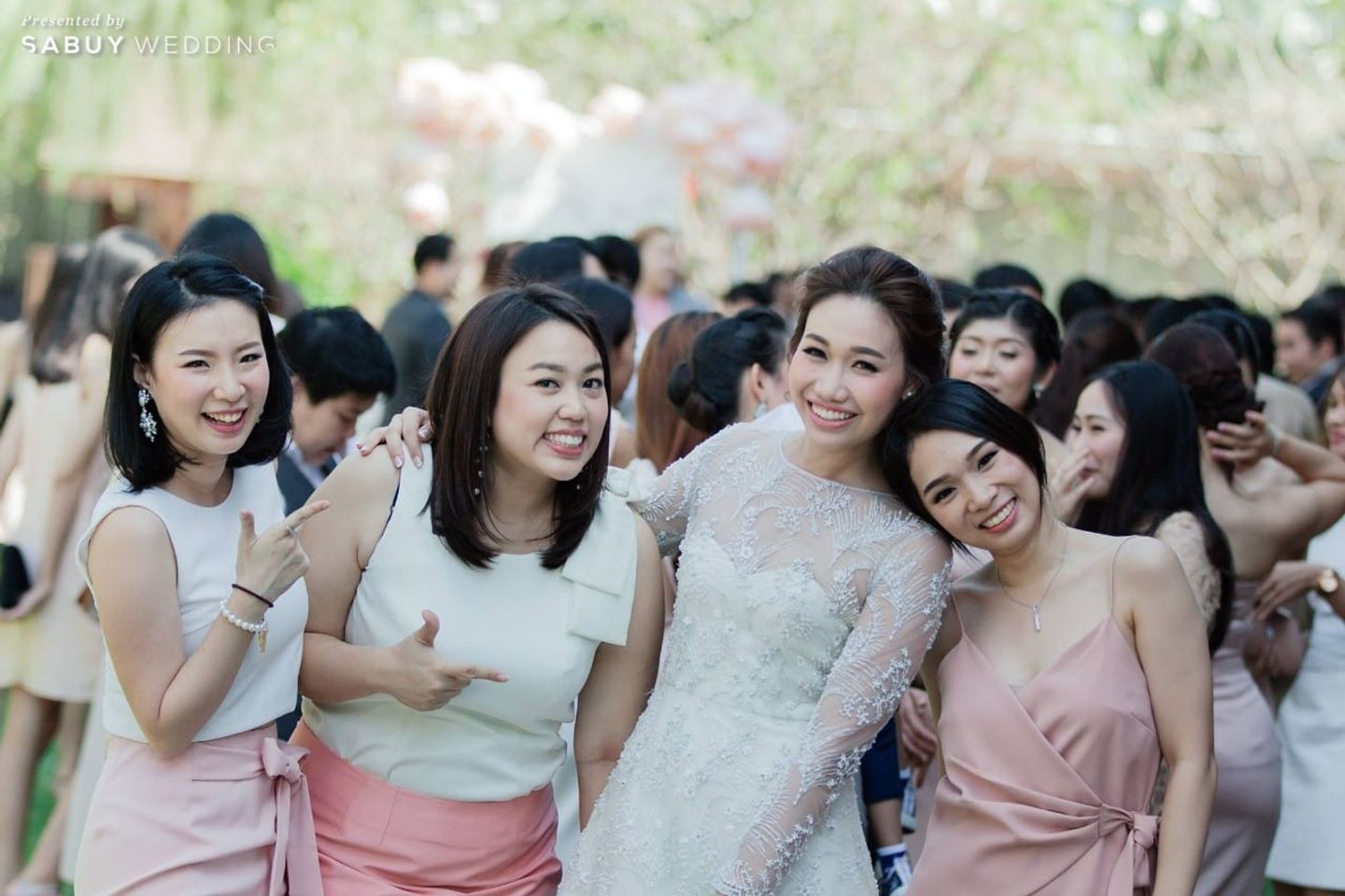 เจ้าสาว,ชุดเจ้าสาว,เพื่อนเจ้าสาว,งานแต่งงาน รีวิวงานแต่ง Watercolor Peony ดอกไม้กระดาษสีหวานนวลตา @Phothalai Leisure Park
