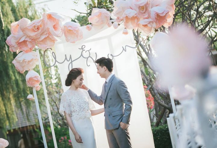 รีวิวงานแต่ง Watercolor Peony ดอกไม้กระดาษสีหวานนวลตา @Phothalai Leisure Park