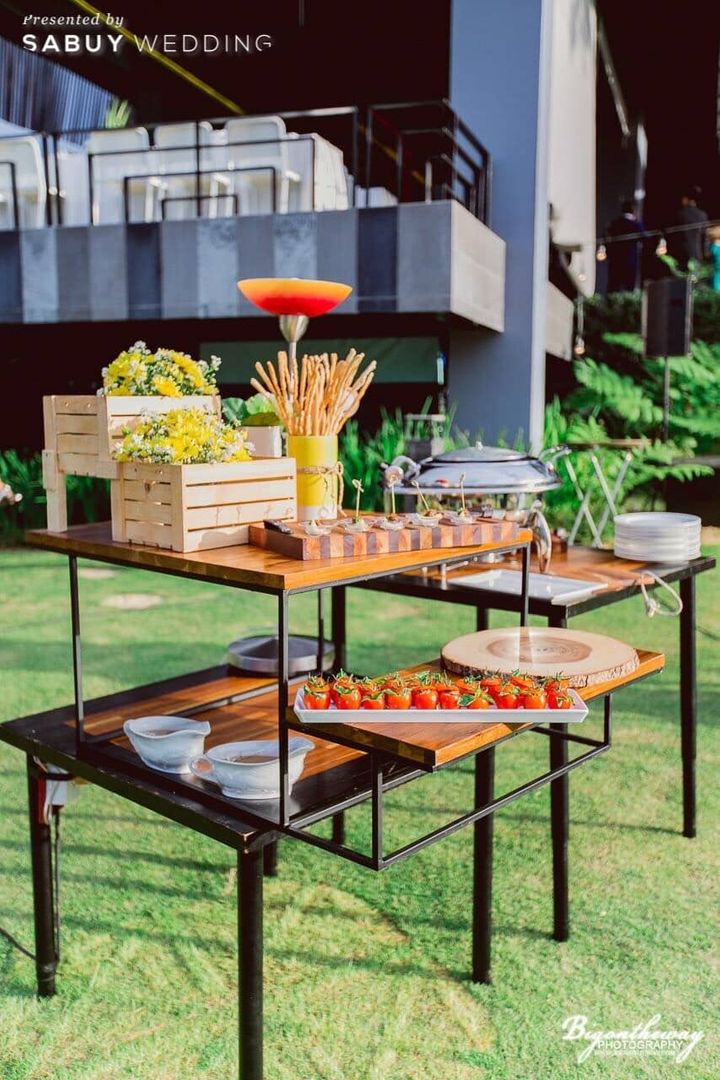 อาหาร รีวิวงานแต่งบรรยากาศสุดชิลล์ โอบล้อมด้วยวิวภูเขา @The Paz KhaoYai