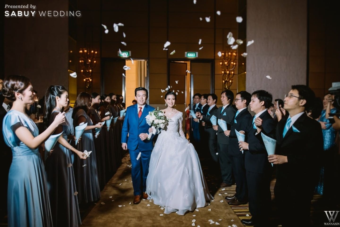 พิธีแต่งงาน,งานแต่งงาน,บ่าวสาว,ชุดบ่าวสาว,ชุดเจ้าบ่าว,ชุดเจ้าสาว,รูปงานแต่ง รีวิวงานแต่งกลางหิมะโปรยปราย ในธีม Winter Christmas @Conrad Bangkok
