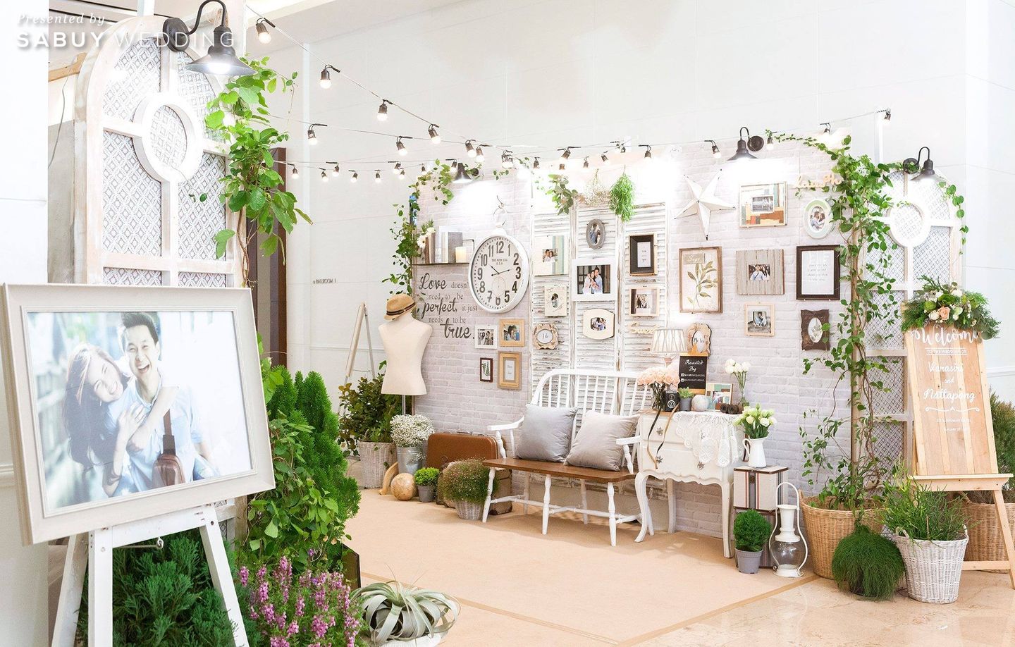 backdrop งานแต่ง,photo-booth,ตกแต่งงานแต่ง,ธีมงานแต่ง รีวิวงานแต่งธีมสวนสบาย ด้วยสไตล์โฮมมี่ @S31 Sukhumvit