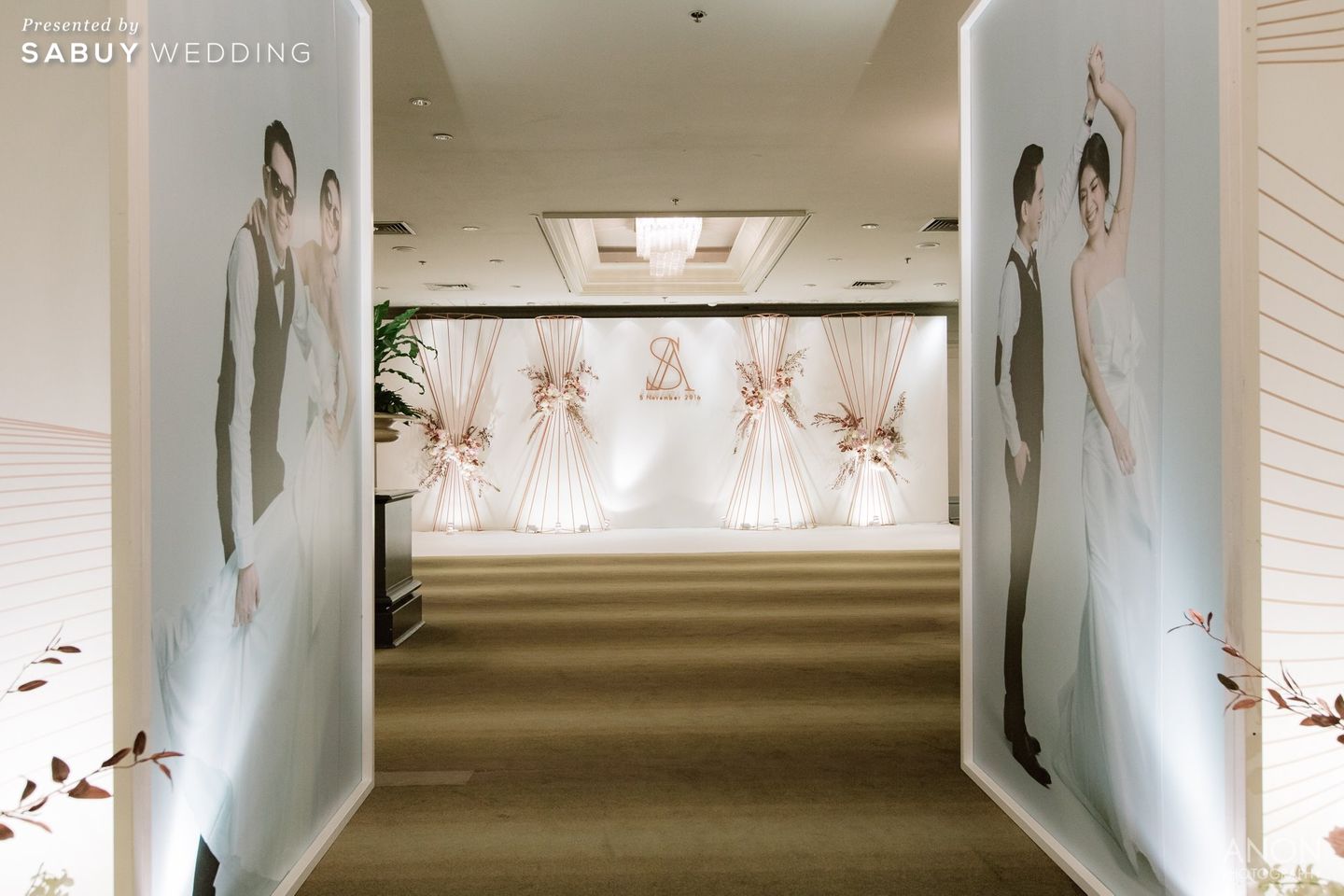 photo-booth,backdrop งานแต่ง,ตกแต่งงานแต่ง รีวิวงานแต่ง Rose Gold Glitter สวยล้ำ นำเทรนด์ @Swissotel Nai Lert Park Bangkok