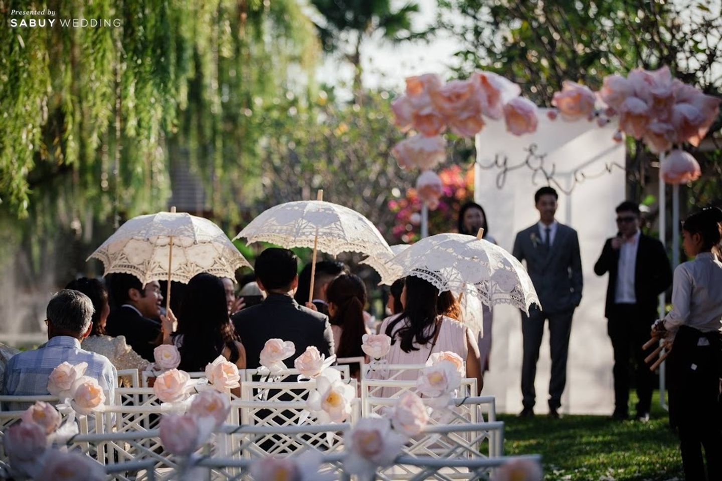 งานแต่งในสวน 6 Decoration งานแต่งเล็ก ในสวนสุดอบอุ่น