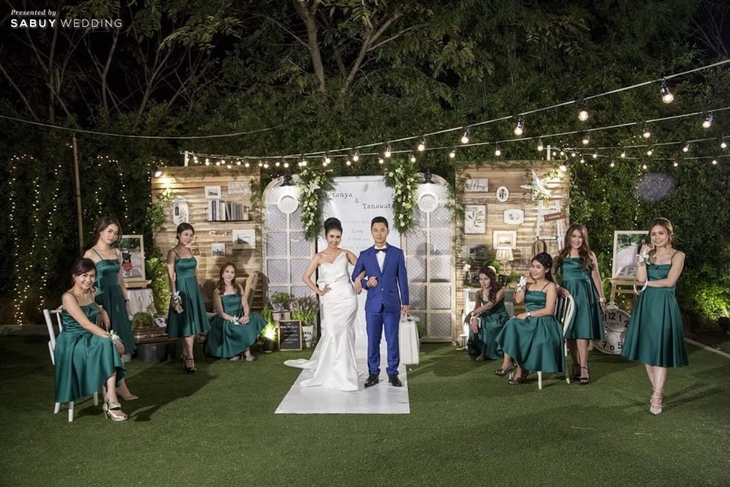 เจ้าบ่าว,เจ้าสาว,backdropงานแต่ง,แบคดรอป,เพื่อนเจ้าสาว 6 Decoration งานแต่งเล็ก ในสวนสุดอบอุ่น