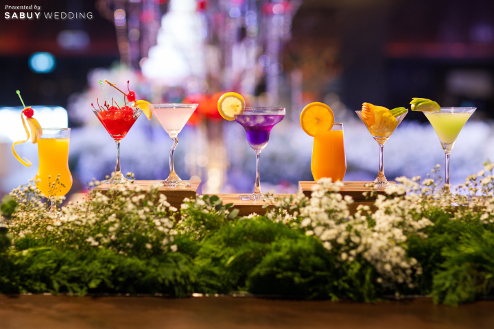 เครื่องดื่ม 3 สไตล์ห้องจัดเลี้ยงโรงแรมสุดหรูในเครือ Marriott Hotels