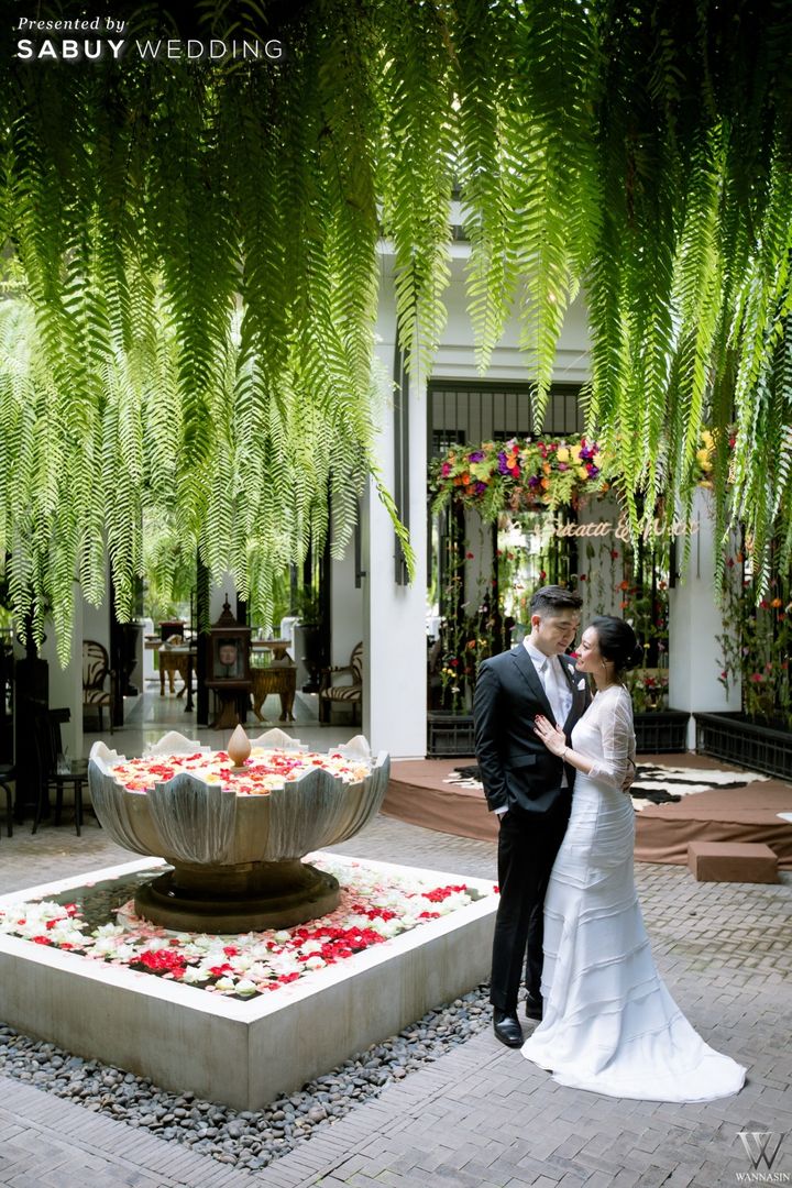 รูปงานหมั้น,จัดดอกไม้งานแต่ง,สถานที่แต่งงาน,โรงแรม,บ่าวสาว,ชุดเจ้าสาว รีวิวงานแต่งเล็กเรียบง่าย ในสไตล์ Tropical @The Siam Hotel