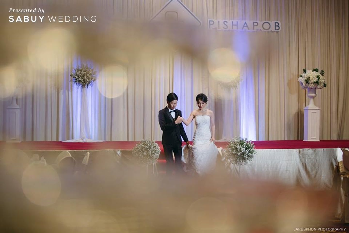 พิธีแต่งงาน,บ่าวสาว,รูปงานแต่ง รีวิวงานแต่งสวยเด่น ด้วยเดรสโค้ดสี Navy @Rama Gardens Hotel Bangkok