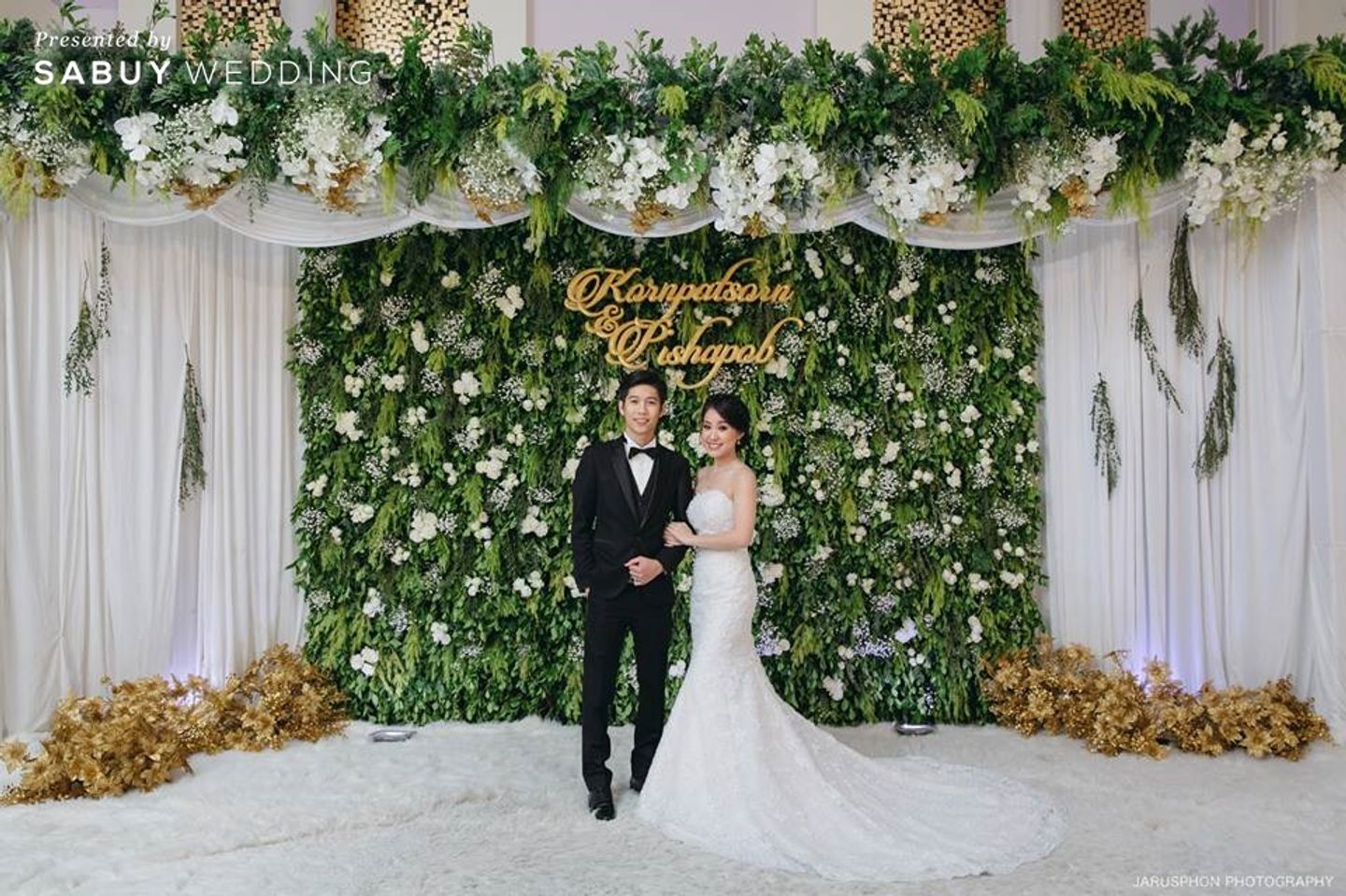 บ่าวสาว,ชุดบ่าวสาว,ชุดเจ้าสาว,ชุดเจ้าบ่าว,backdrop งานแต่ง,ตกแต่งงานแต่ง,จัดดอกไม้งานแต่ง รีวิวงานแต่งสวยเด่น ด้วยเดรสโค้ดสี Navy @Rama Gardens Hotel Bangkok