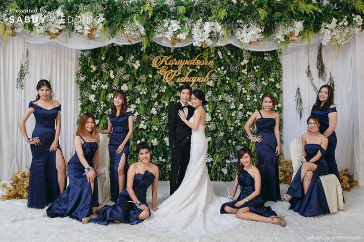 รีวิวงานแต่งสวยเด่น ด้วยเดรสโค้ดสี Navy @Rama Gardens Hotel Bangkok
