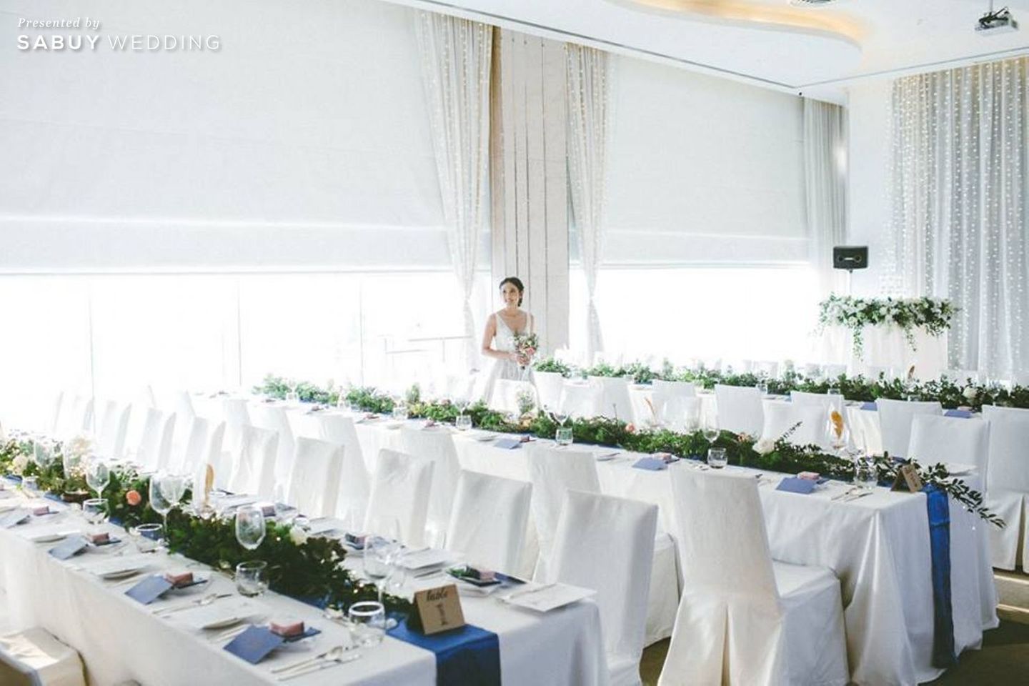 เจ้าสาว,long-table,ตกแต่งงานแต่ง “And So... The Journey Begins" เนรมิตงานแต่งงานในฝันของคุณให้เป็นจริง @Pullman Bangkok Hotel G