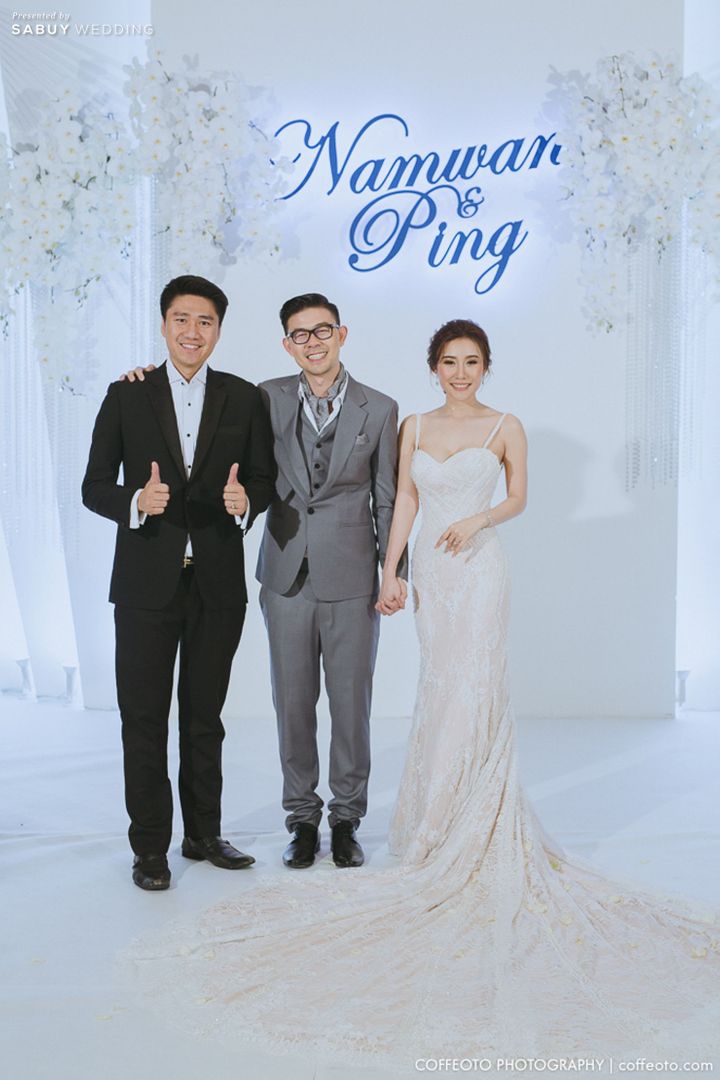 บ่าวสาว,เพื่อนเจ้าบ่าว,ชุดบ่าวสาว,ชุดเจ้าสาว,ชุดเจ้าบ่าว,backdrop งานแต่ง รีวิวงานแต่งหรูสุดใจ แต่ทันสมัยวัยรุ่น @Siam Kempinski Bangkok