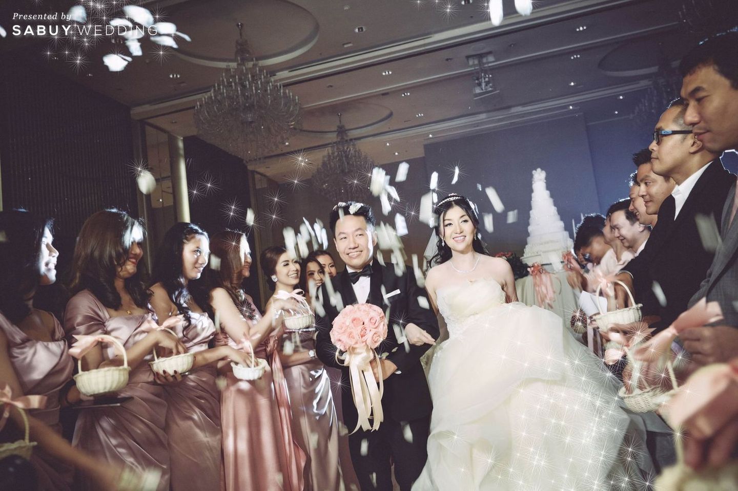 พิธีแต่งงาน,งานแต่งงาน,ชุดบ่าวสาว,รูปงานแต่ง รีวิวงานแต่งสวยหวานโทนสีชมพู ดูมีคลาสแบบเจ้าหญิง @Bangkok Marriott Hotel Sukhumvit