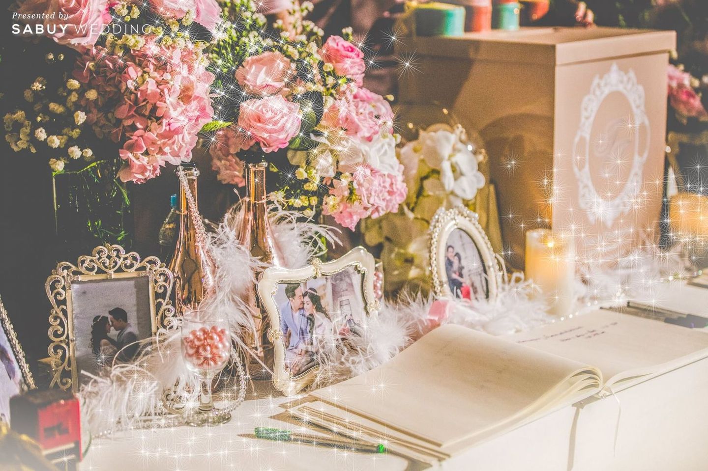 photo-booth,จัดดอกไม้งานแต่ง,wedding planner organizer รีวิวงานแต่งสวยหวานโทนสีชมพู ดูมีคลาสแบบเจ้าหญิง @Bangkok Marriott Hotel Sukhumvit