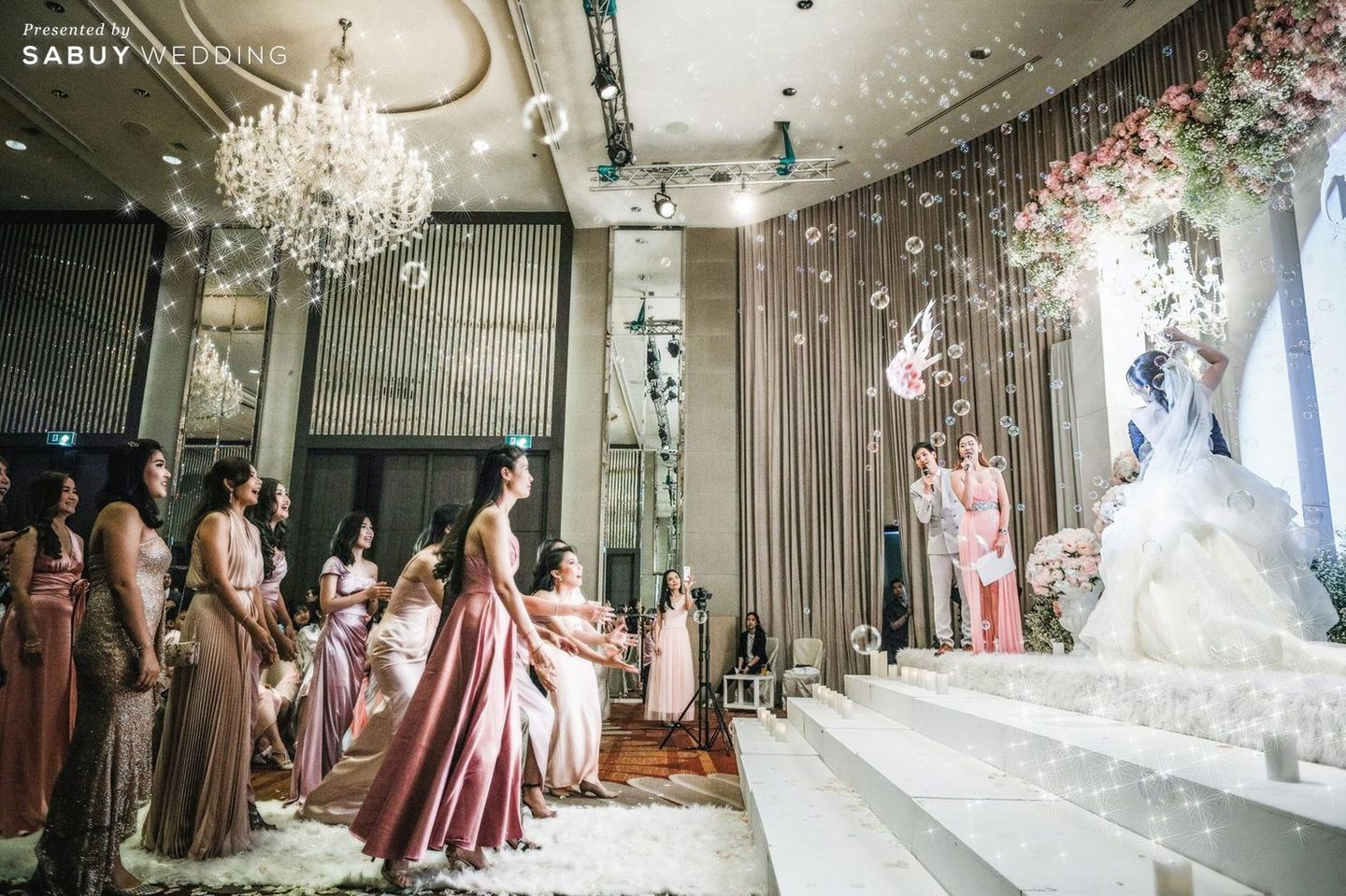 งานแต่งงาน,พิธีแต่งงาน,รูปงานแต่ง,สถานที่แต่งงาน รีวิวงานแต่งสวยหวานโทนสีชมพู ดูมีคลาสแบบเจ้าหญิง @Bangkok Marriott Hotel Sukhumvit