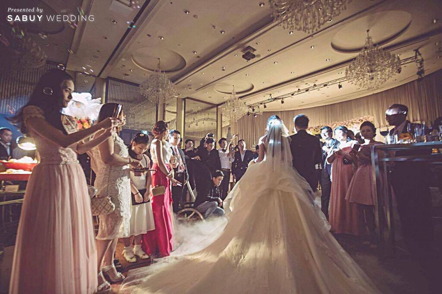 พิธีแต่งงาน,แต่งงาน,รูปงานแต่ง รีวิวงานแต่งสวยหวานโทนสีชมพู ดูมีคลาสแบบเจ้าหญิง @Bangkok Marriott Hotel Sukhumvit